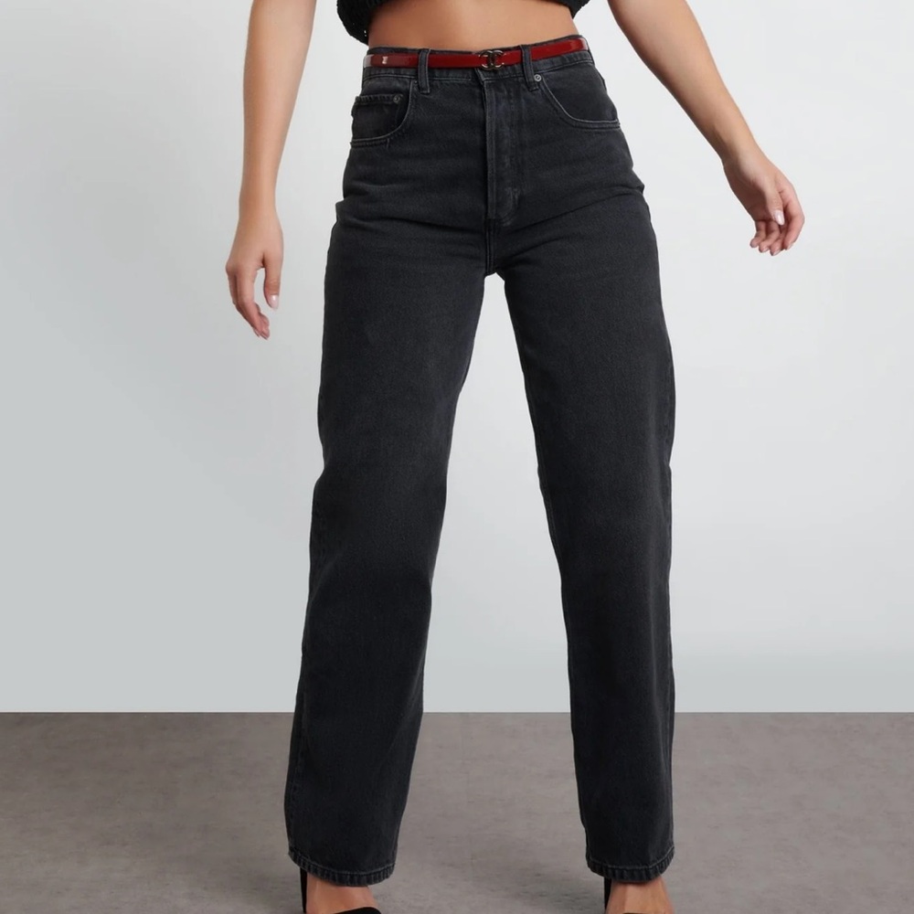BOYISH JEANS The Ziggy High-Waist Relaxed Fit Straight Leg Jeans Space Odyssey